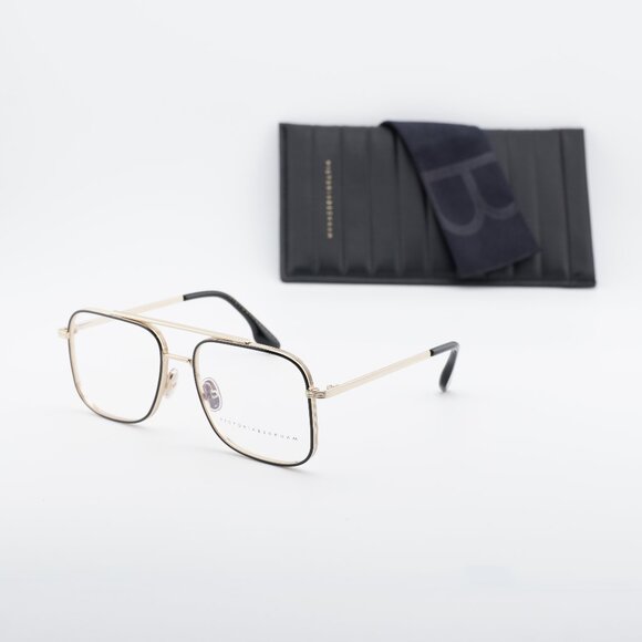 Victoria Beckham VB221 011 Square Eyeglasses - Black Gold 55mm